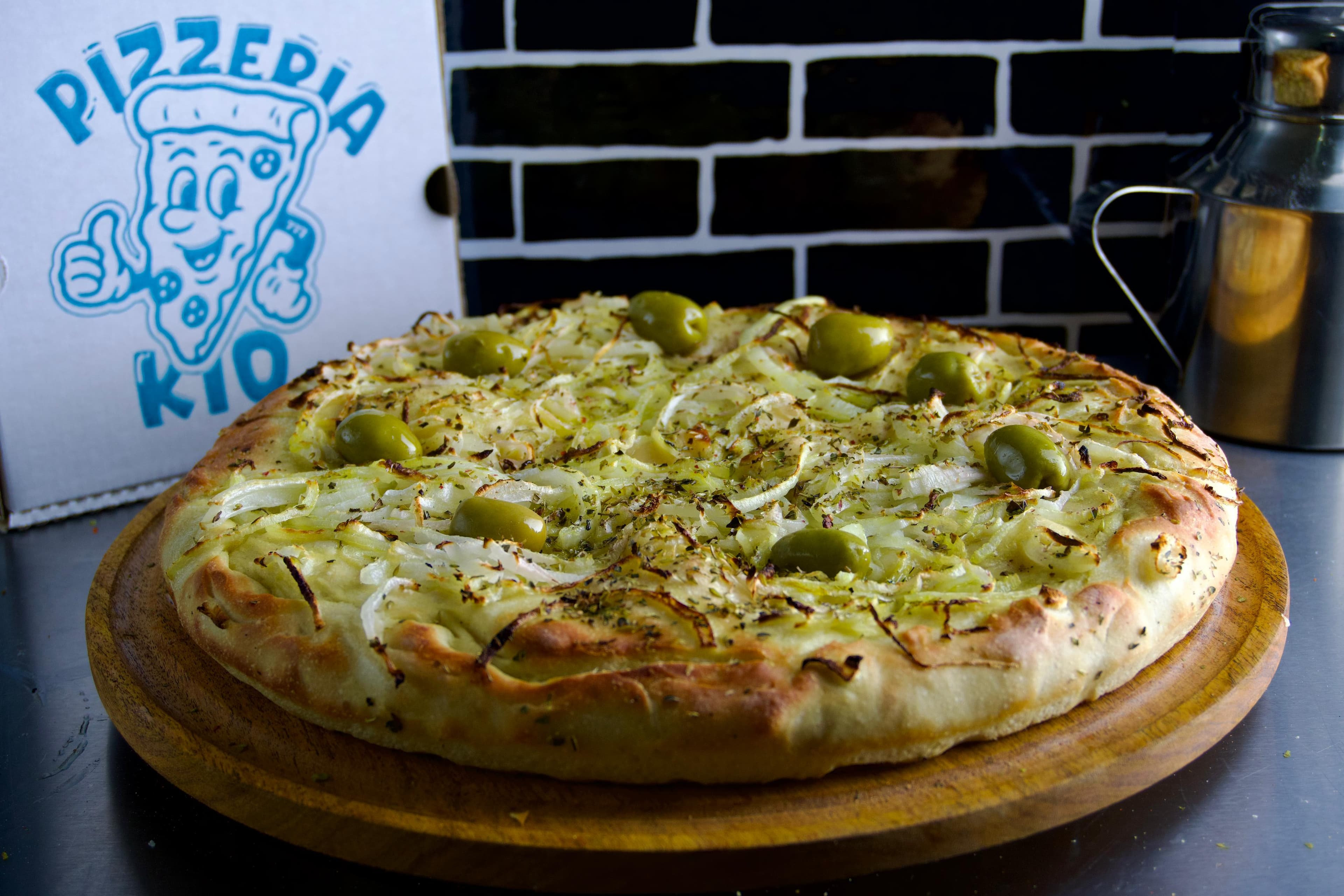 Pizza fugazzeta rellena