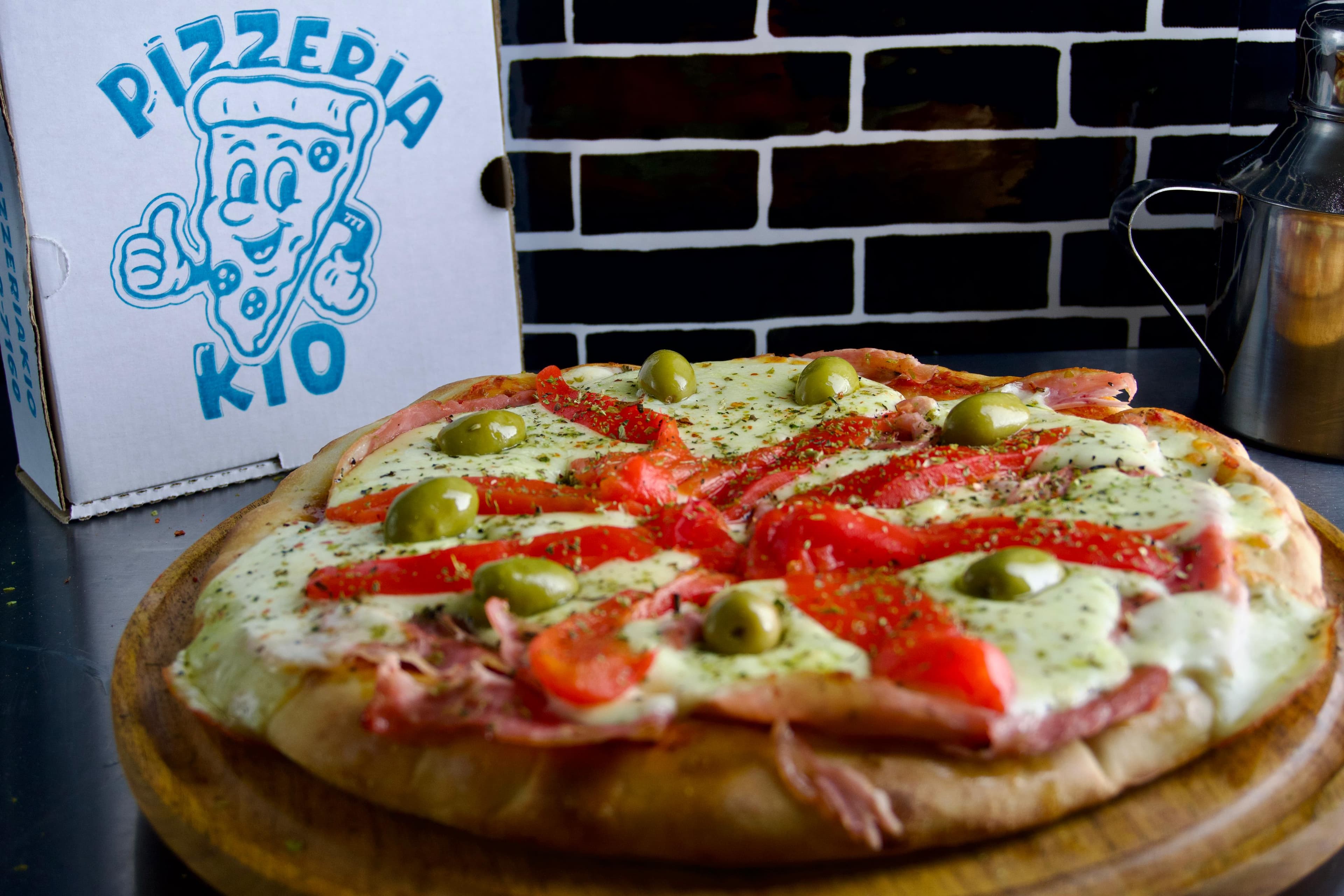 Pizza con morrón