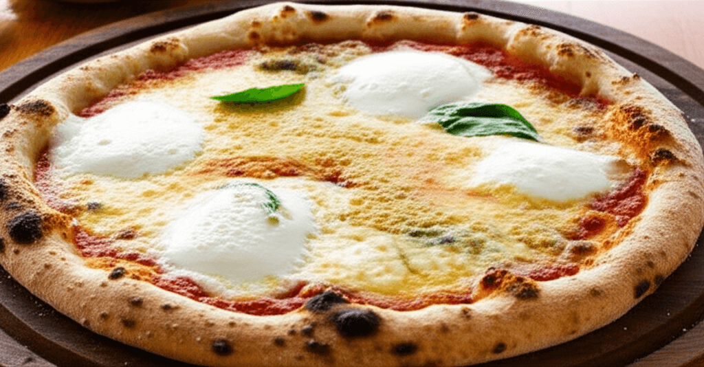 Pizza cuatro quesos