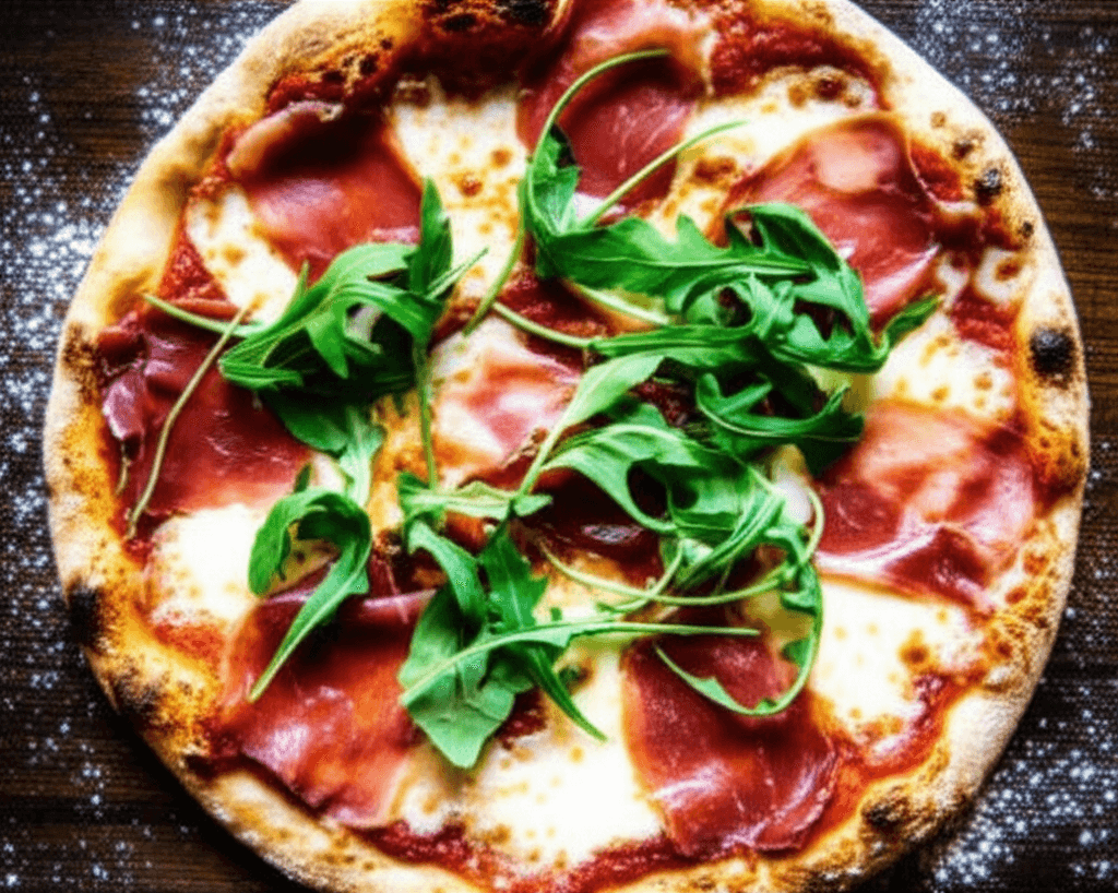 Pizza prosciutto